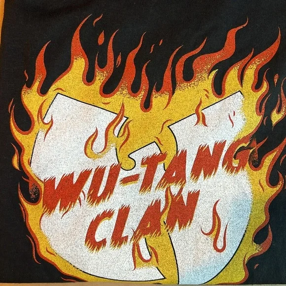 Wu Tang Flames T shirt - Picture 3 of 3